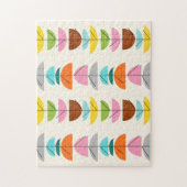 Rétro puzzle coloré de nids (Vertical)