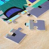 Rétro puzzle de partie de Chambre ouverte (Côté)