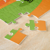 Rétro puzzle romantique de couples de soirée (Côté)