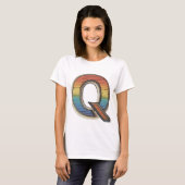 Retro 'Q' T-shirt (Voorkant volledig)