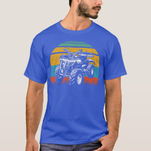 Retro Quad ATV 4x4 Offroad Biker Quad Bike T-shirt