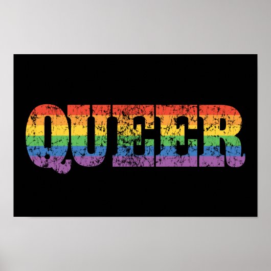 Retro Queer Poster (Voorkant)