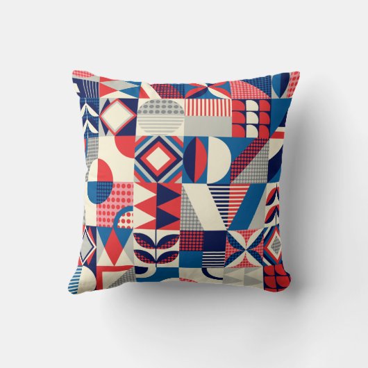 Retro Quilting Kussen (Achterkant)