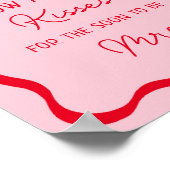 Retro raad hoeveel kussen spel bord poster (Hoek)