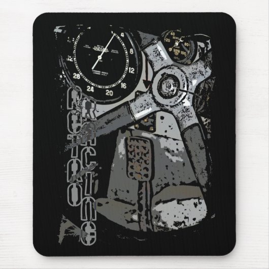 Retro Racing oldtimer — Grafisch ontwerp Muismat (Voorkant)