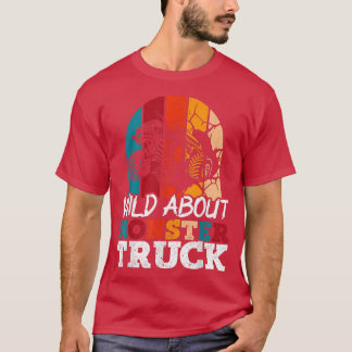Retro Racing Race  Monster Truck T-shirt