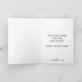 Retro Rad Papa Happy Vaderdag Bedankkaart (Binnen)