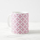 Retro Radiance Mok, Magenta Koffiemok (Voorkant links)