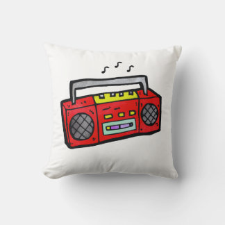 Retro Radio Boombox Kussen