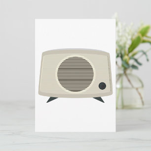 Retro  radio Mid-Century Modern Audio Kaart