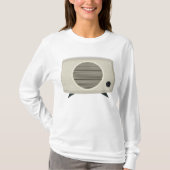 Retro radio Mid-Century Modern Audio T-shirt (Voorkant)