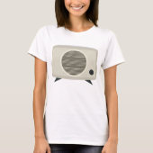 Retro radio Mid-Century Modern Audio T-shirt (Voorkant)