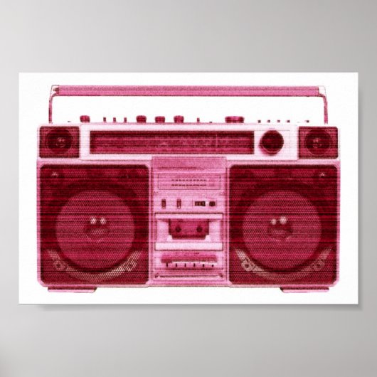 retro radio poster (Voorkant)