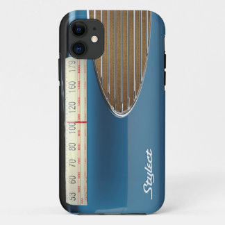 Retro Radio Stylect Mid Century Music iPhone 11 Hoesje