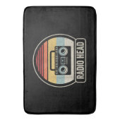 Retro  radiokop badmat (Voorkant Verticaal)