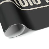 Retro  radiokop cadeaupapier (Rol Hoek)