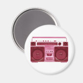 retro radiomagneet magneet (Voorkant / Achterkant)