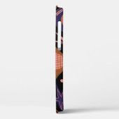 Retro-radio's, bandrecorderpatroon. Case-Mate iPhone case (Achterkant / Links)