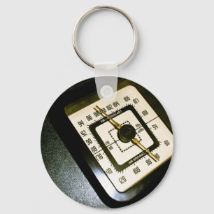 Retro RadioWijzerplaat 03 Keychain