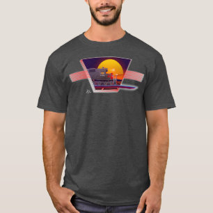 Retro Railroad opnieuw geladen T-shirt
