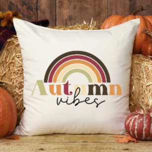 Retro Rainbo Autumn Vibes Pset Fun Herfst Kussen