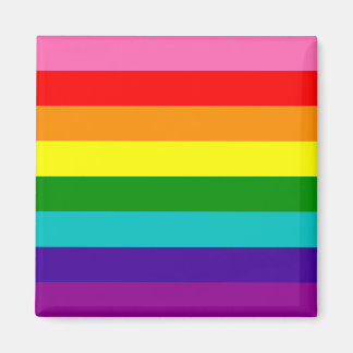 Retro Rainbow 8 Pride Magneet