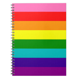 Retro Rainbow 8 Pride Notitieboek