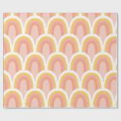 Retro Rainbow Cadeaupapier (Vlak)