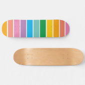 Retro Rainbow Cool Kind Skateboard (Horizontaal)
