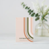 Retro Rainbow Desert Bracelet Ketting Display Visitekaartje (Staand voorkant)