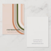 Retro Rainbow Desert Bracelet Ketting Display Visitekaartje (Voorkant / Achterkant)