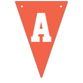 Retro Rainbow en Clouds Happy Birthday Vlaggetjes (Derde vlag)