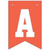 Retro Rainbow en Clouds Happy Birthday Vlaggetjes (Derde vlag)