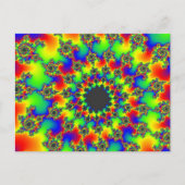 Retro Rainbow Eye Briefkaart (Voorkant)