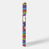 Retro Rainbow Flower Pattern Case-Mate iPhone Case (Achterkant / Rechts)