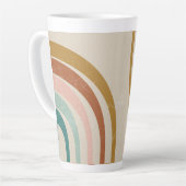Retro Rainbow Latte-Mok Latte Mok (Linkerhoek)