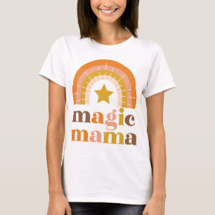 Retro Rainbow Mama boho T-shirt
