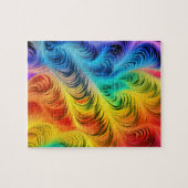 Retro Rainbow Puzzel Legpuzzel (Horizontaal)