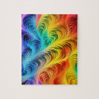 Retro Rainbow Puzzel Legpuzzel