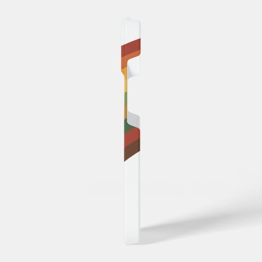 Retro Rainbow Stripes iPhone Hoesje (Linkerkant)