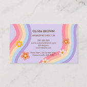 Retro Rainbow Visitekaartje (Achterkant)