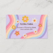 Retro Rainbow Visitekaartje (Voorkant)