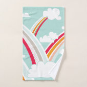 RETRO RAINBOWS (Serviette à main)