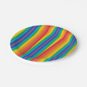Retro Rainbows 7-inch Bord papier (Gekanteld)