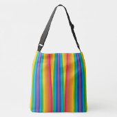 Retro Rainbows Crossbody Bag (2 formaten) Tas (Achterkant)