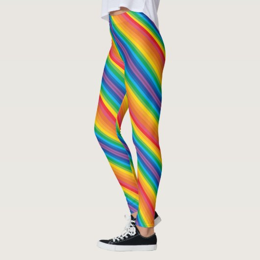 Retro Rainbows Leggings (Gauche)