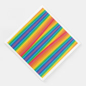 Retro Rainbows Paper Napkins Servet (Hoek)