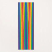 Retro Rainbows Yoga Mat (Voorkant)