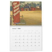 Retro Raleigh NC Calendar Kalender (Jan 2026)