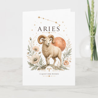 Retro Ram Sterrenbeeld Astrologie Horoscoop Teken Kaart